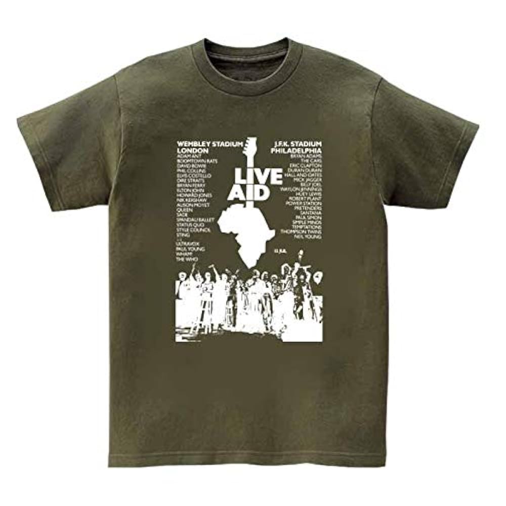 LIVE AID Tシャツ 1985's LIVE AID T-SHIRT - Cocky Crew Store -Antiques & Old